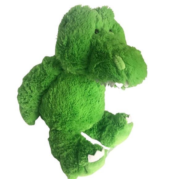 Baby Ganz Green Alligator Croc Fuzzy Plush - Picture 3 of 9